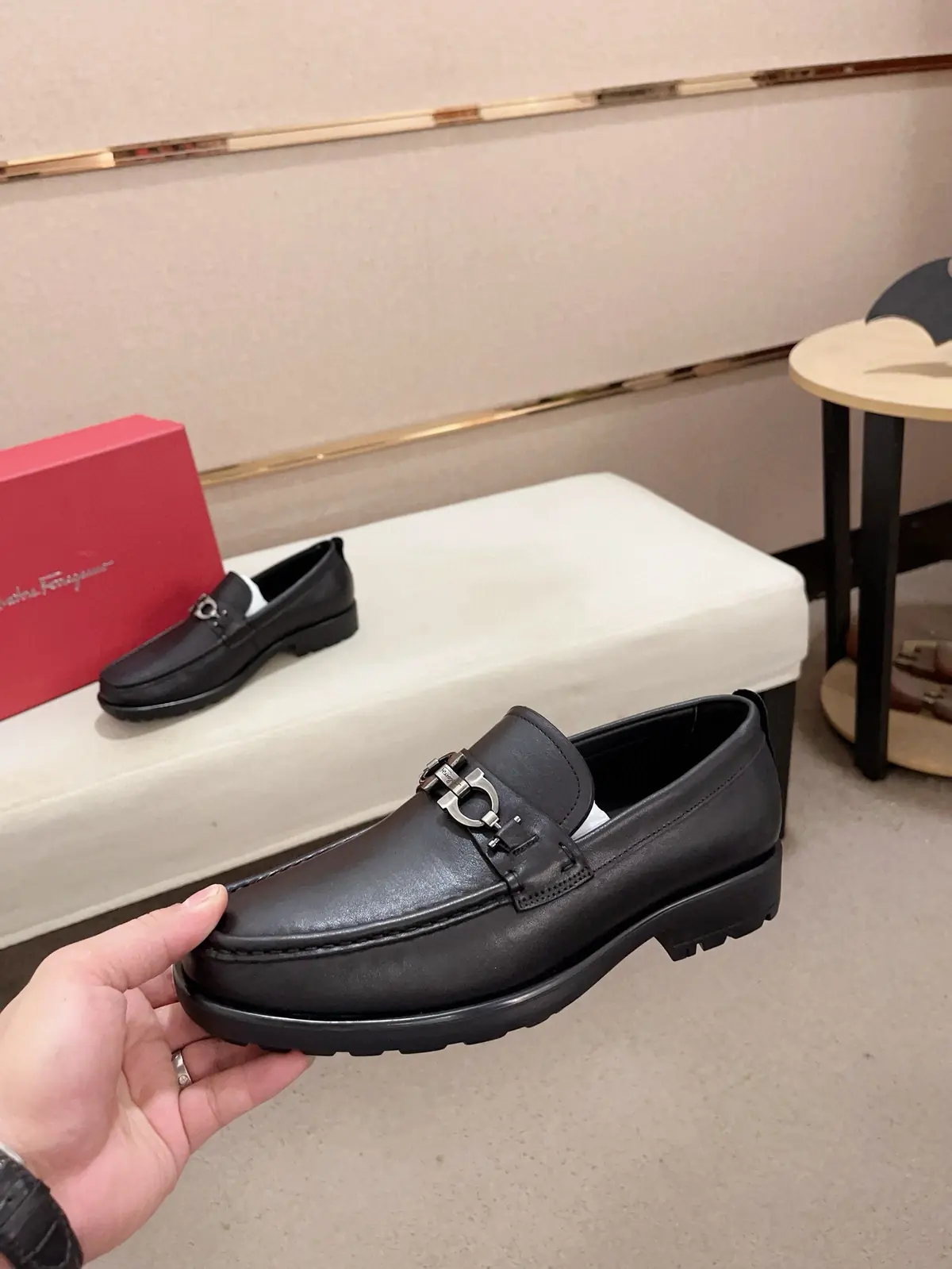 Ferragamo Style Leather Men's Shoes Lookbook Reference image 3
