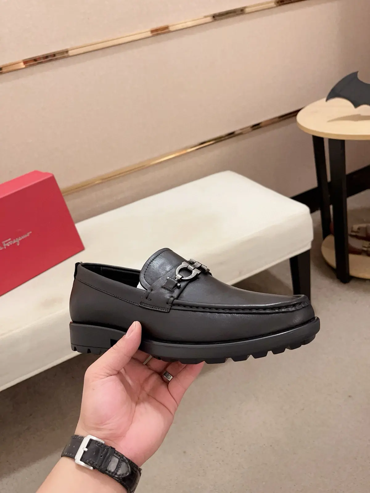 Ferragamo Style Leather Men's Shoes Lookbook Reference image 4