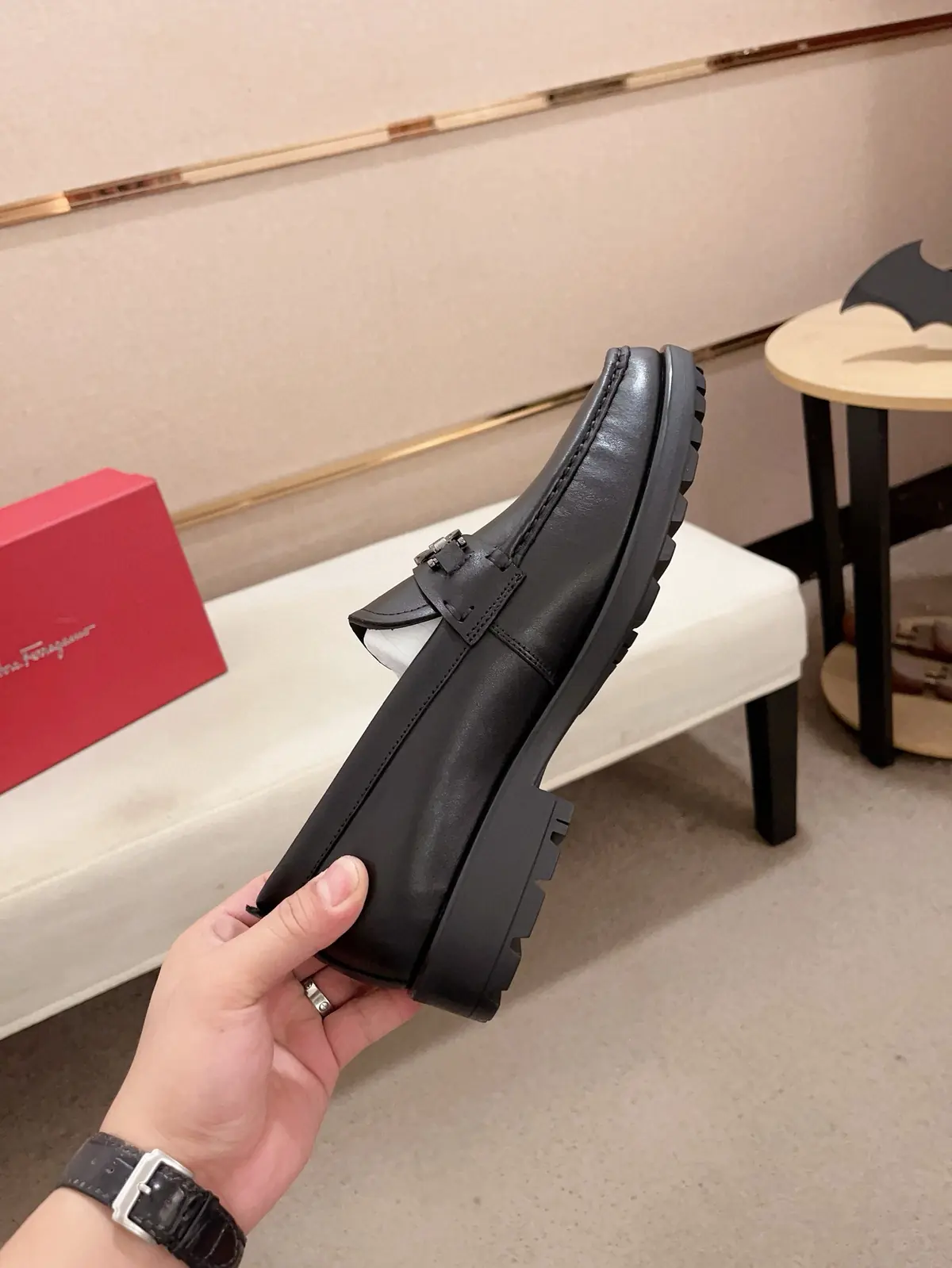 Ferragamo Style Leather Men's Shoes Lookbook Reference image 5