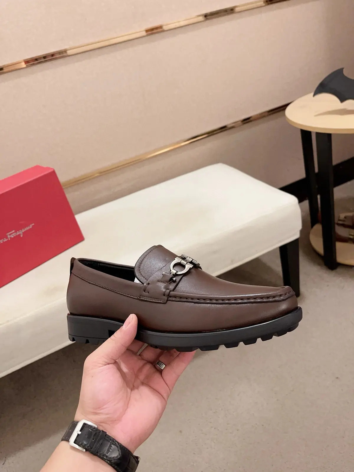 Ferragamo Style Leather Men's Shoes Lookbook Reference image 4