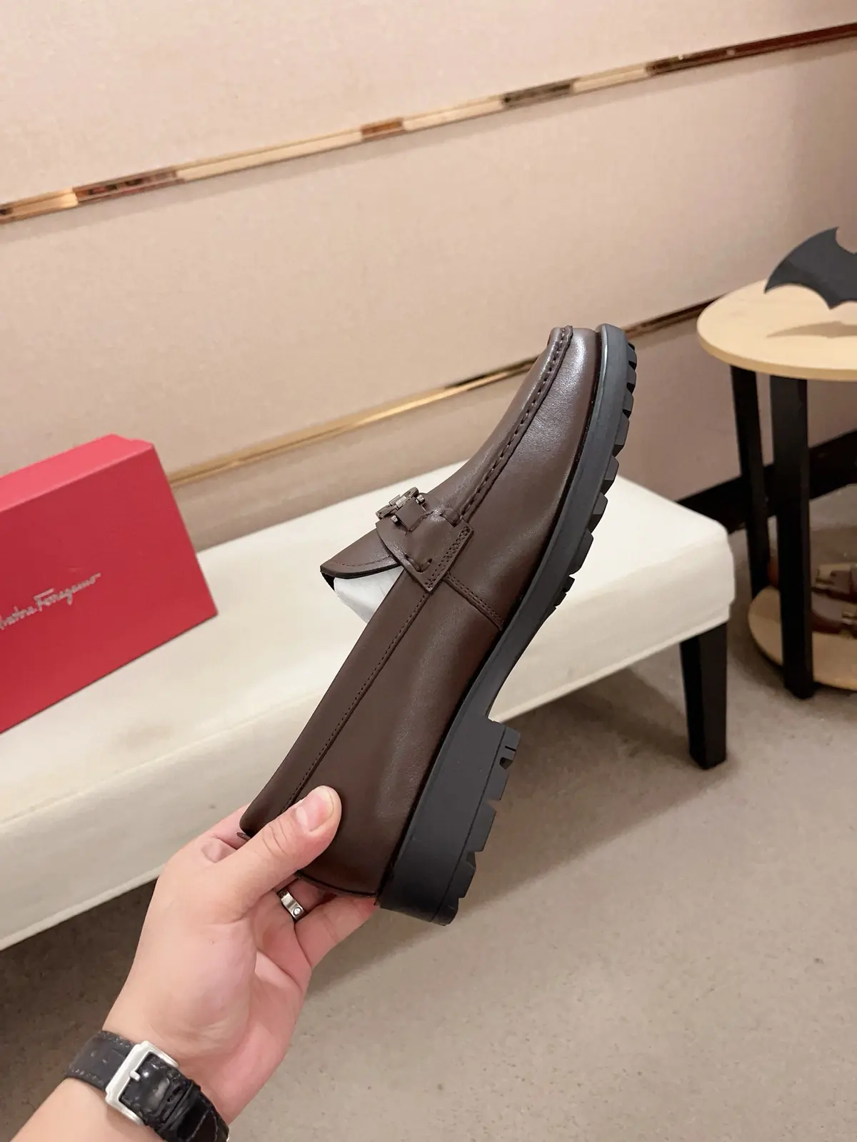 Ferragamo Style Leather Men's Shoes Lookbook Reference image 5