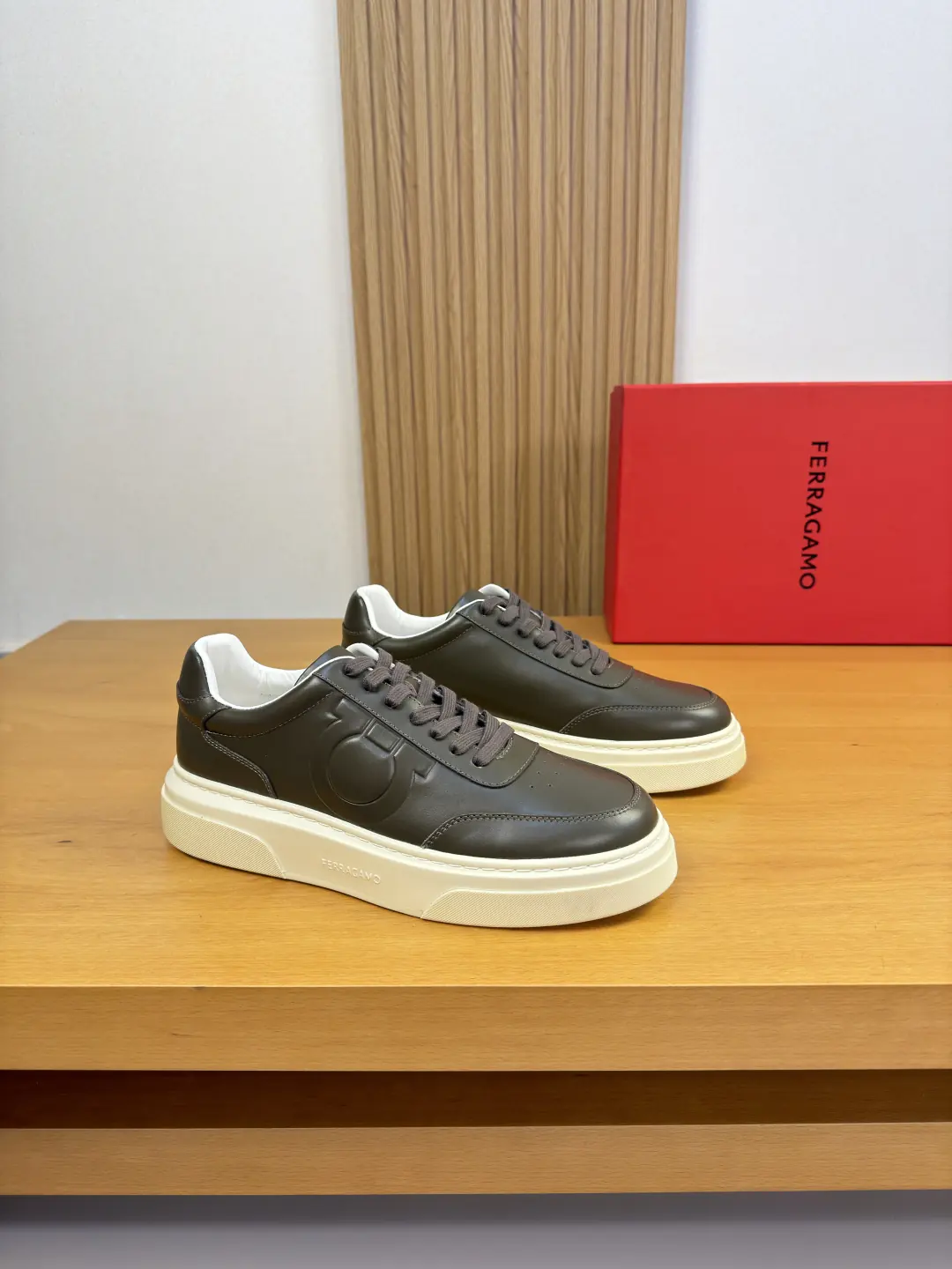 Ferragamo Style Leather Men's Shoes Lookbook Reference image 1