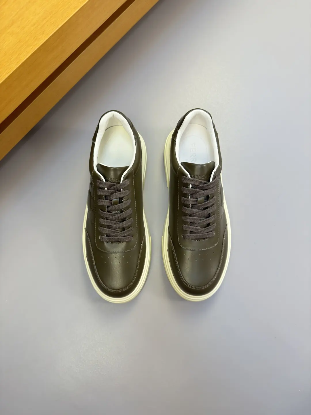 Ferragamo Style Leather Men's Shoes Lookbook Reference image 2
