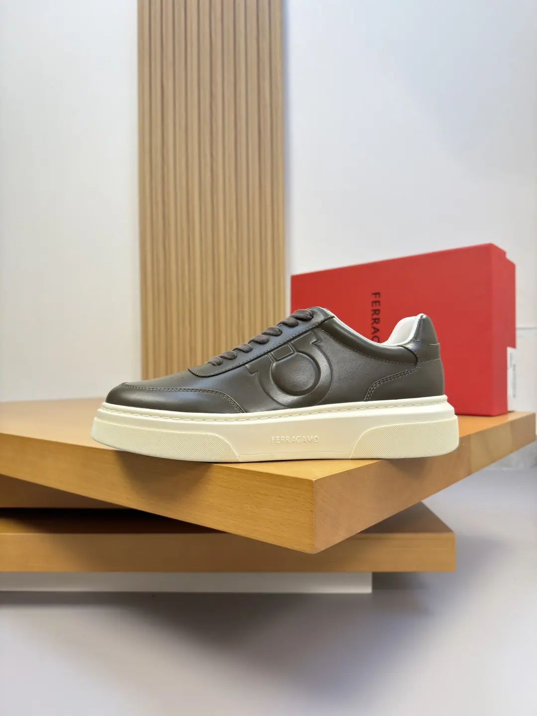 Ferragamo Style Leather Men's Shoes Lookbook Reference image 5