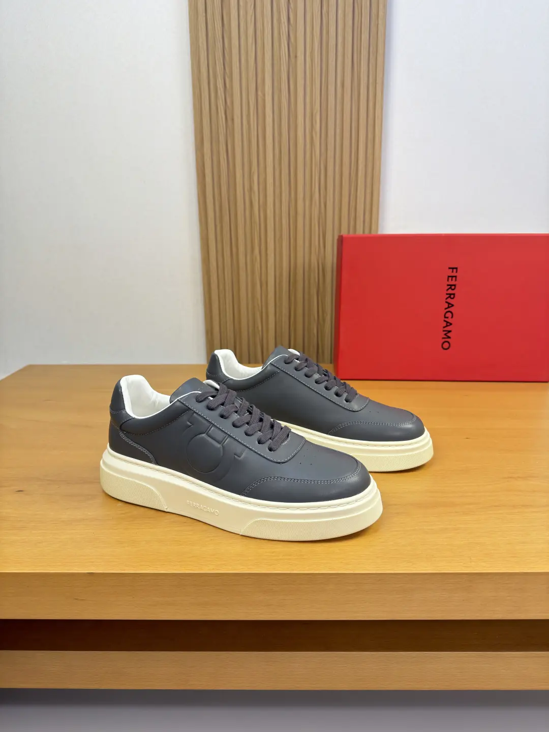 Ferragamo Style Leather Men's Shoes Lookbook Reference image 1