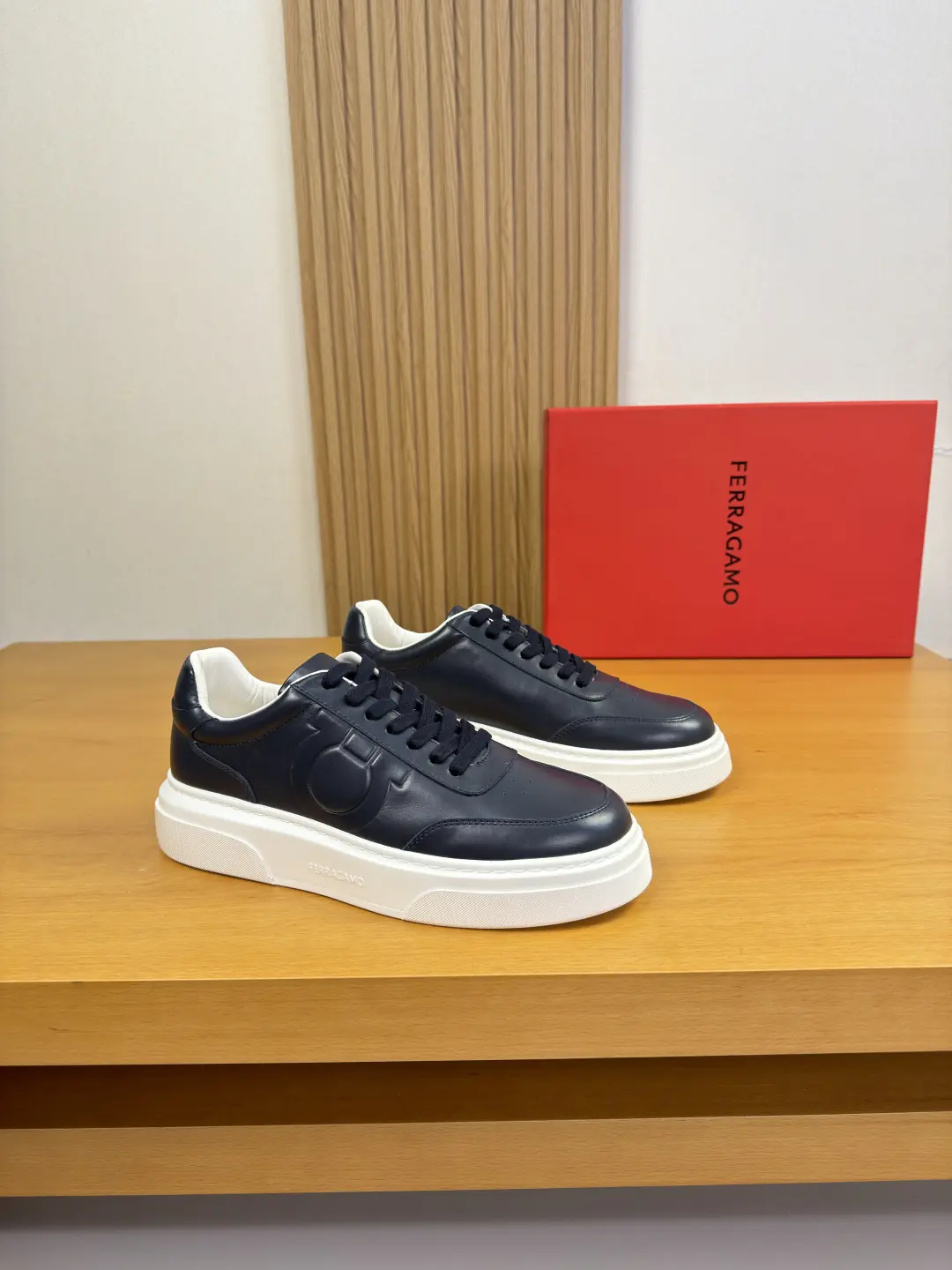 Ferragamo Style Leather Men's Shoes Lookbook Reference image 1