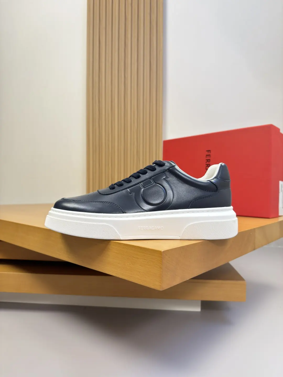 Ferragamo Style Leather Men's Shoes Lookbook Reference image 5