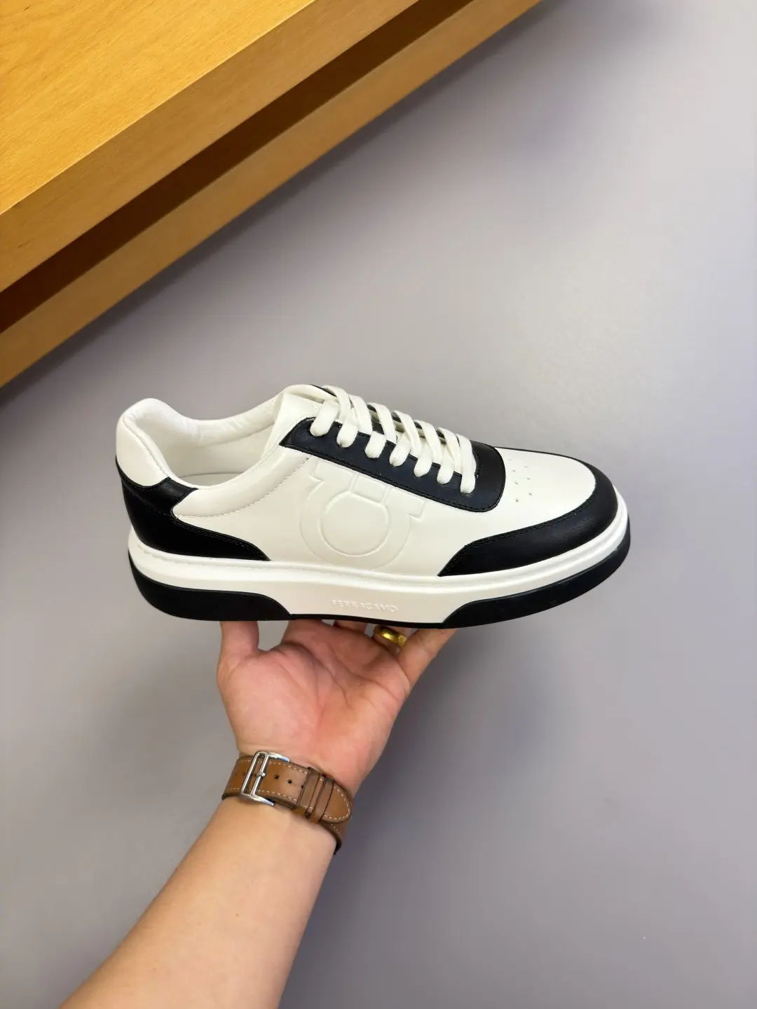 Ferragamo Style Leather Men's Shoes Lookbook Reference image 4