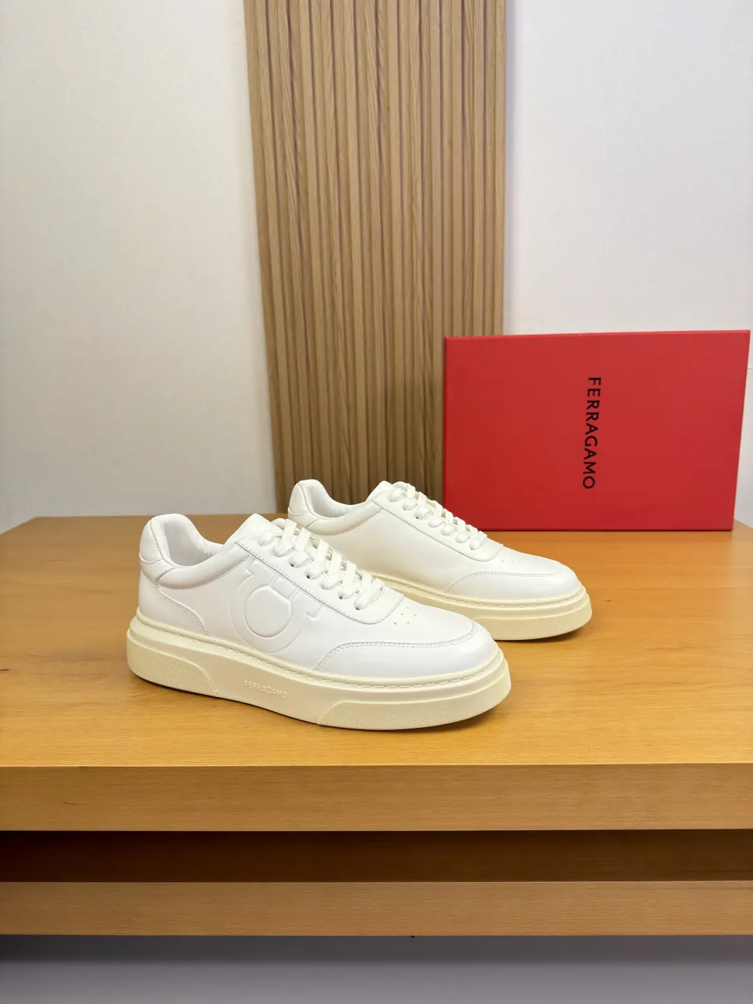 Ferragamo Style Leather Men's Shoes Lookbook Reference image 1