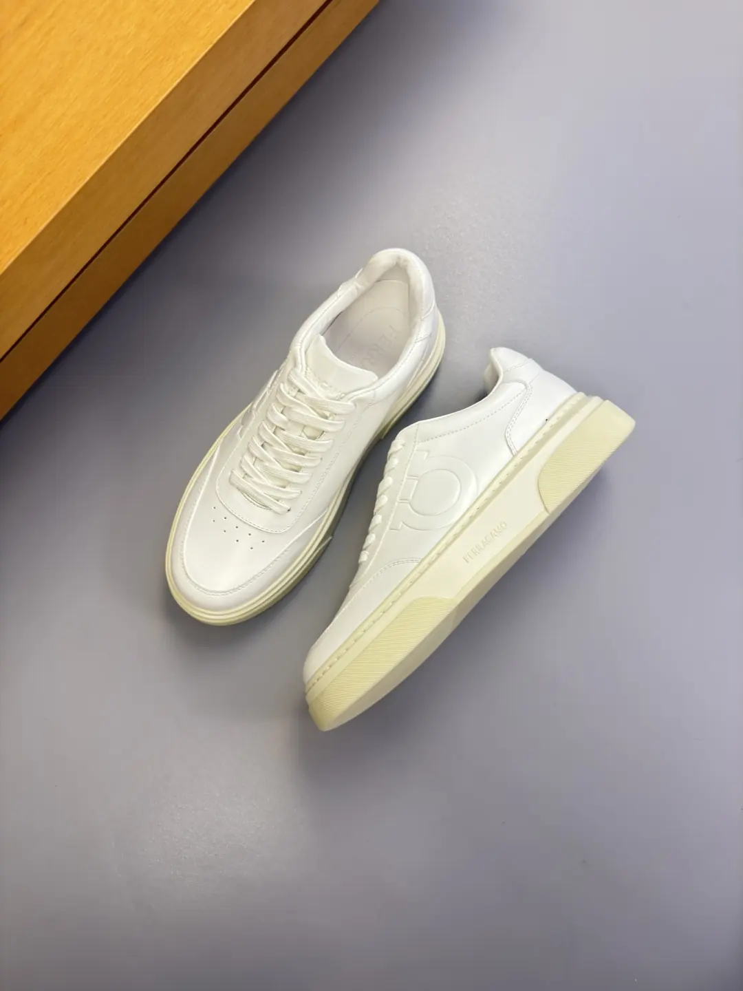 Ferragamo Style Leather Men's Shoes Lookbook Reference image 3