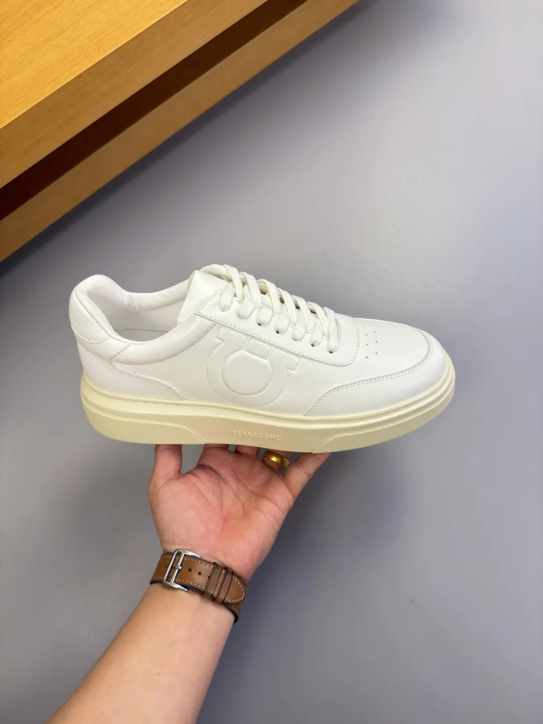 Ferragamo Style Leather Men's Shoes Lookbook Reference image 4