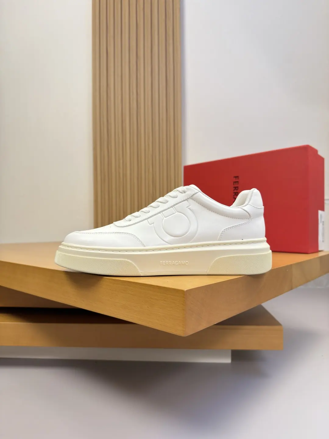 Ferragamo Style Leather Men's Shoes Lookbook Reference image 5