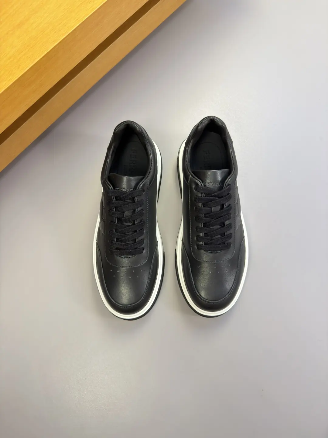 Ferragamo Style Leather Men's Shoes Lookbook Reference image 2