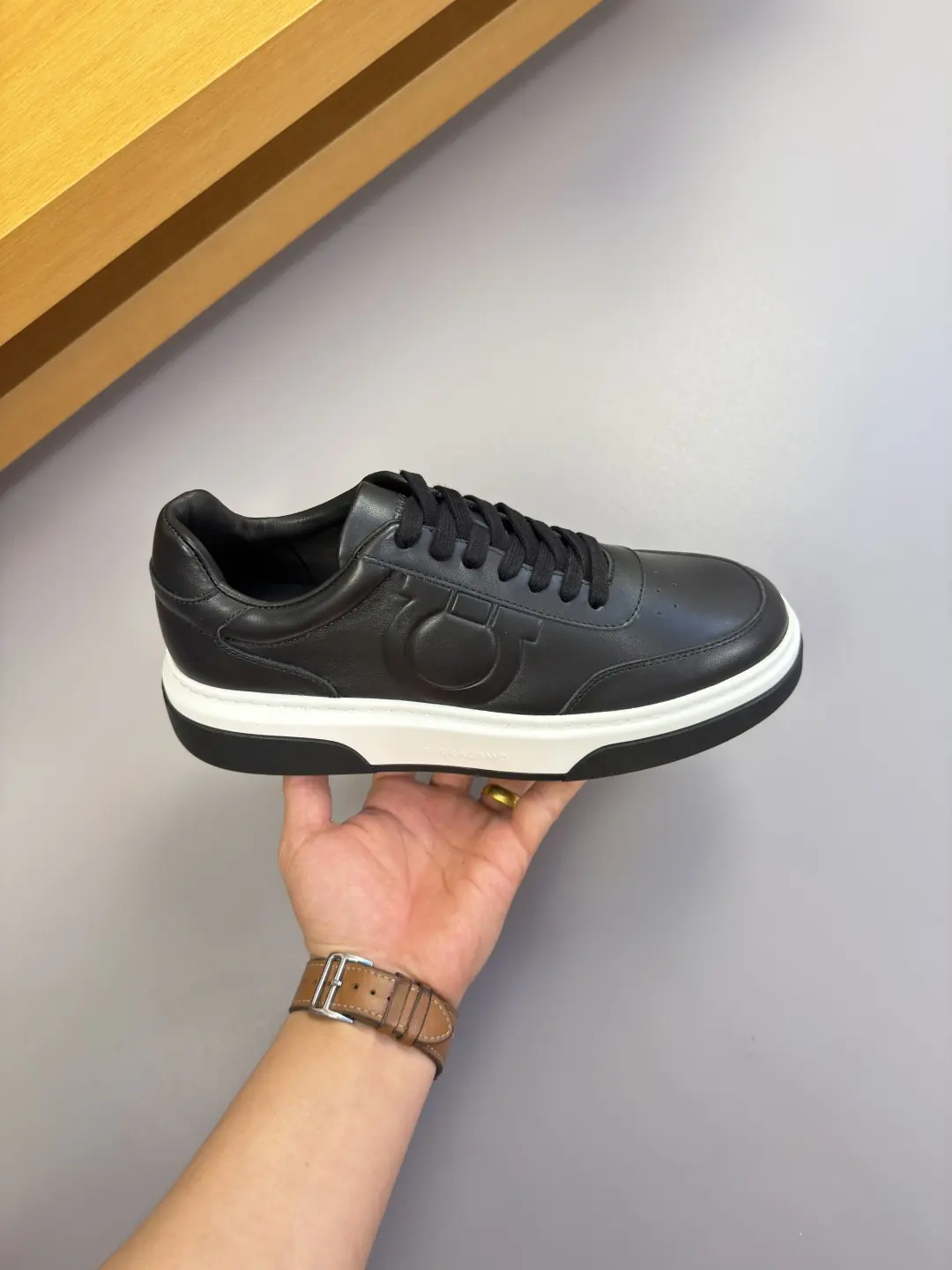 Ferragamo Style Leather Men's Shoes Lookbook Reference image 4