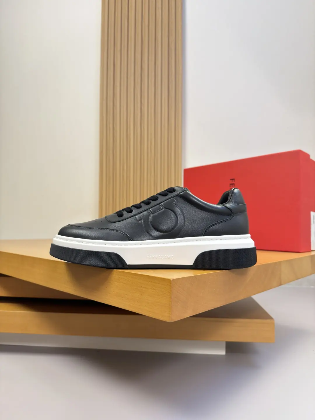 Ferragamo Style Leather Men's Shoes Lookbook Reference image 5