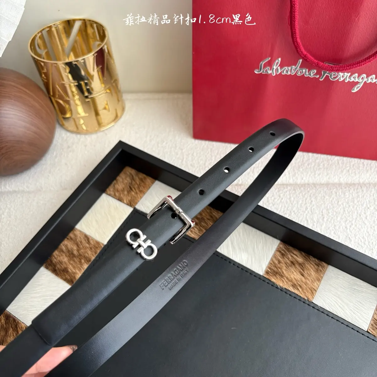 Ferragamo（女） Style Leather Women's Belts Lookbook Reference image 6