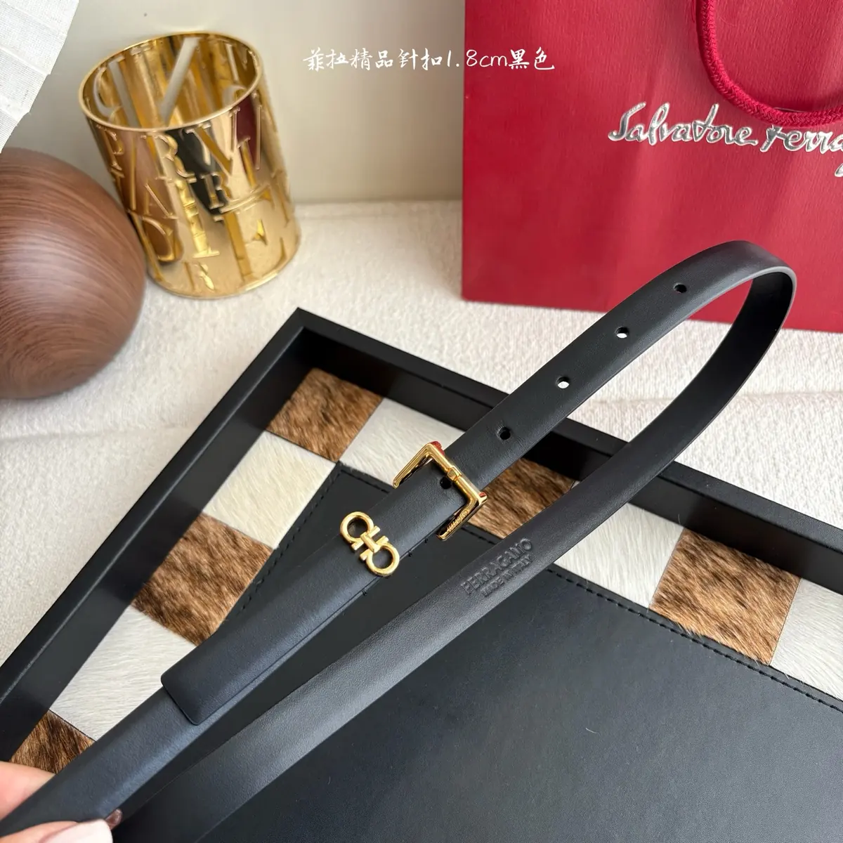 Ferragamo（女） Style Leather Women's Belts Lookbook Reference image 6