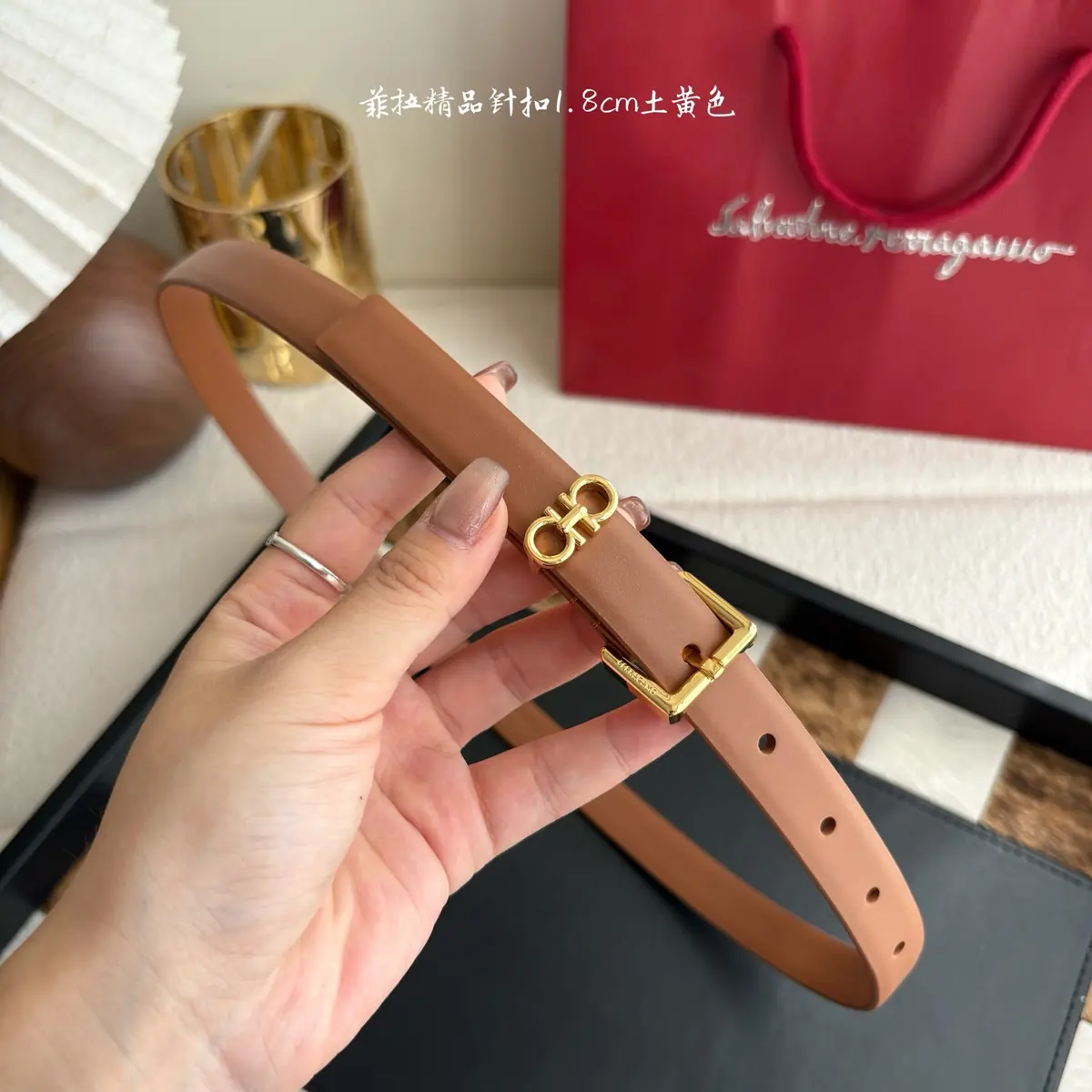 Ferragamo（女） Style Leather Women's Belts Lookbook Reference image 1