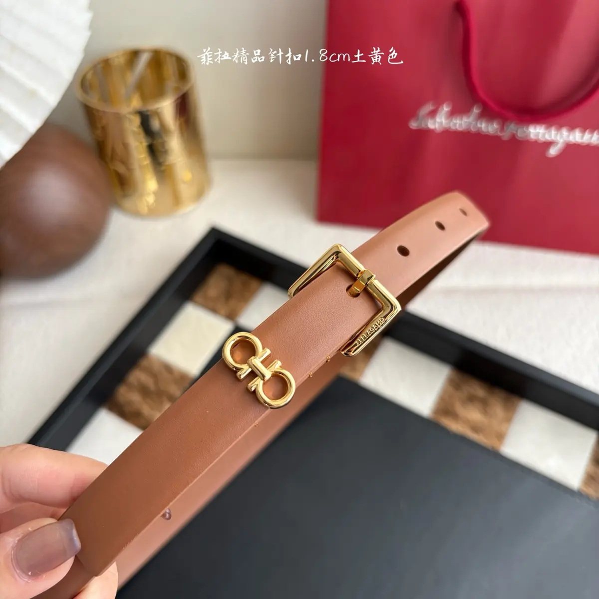 Ferragamo（女） Style Leather Women's Belts Lookbook Reference image 5