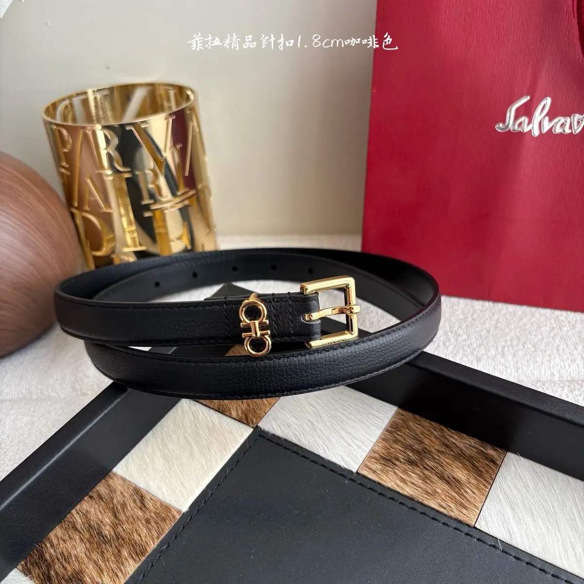 Ferragamo（女） Style Leather Women's Belts Lookbook Reference image 4