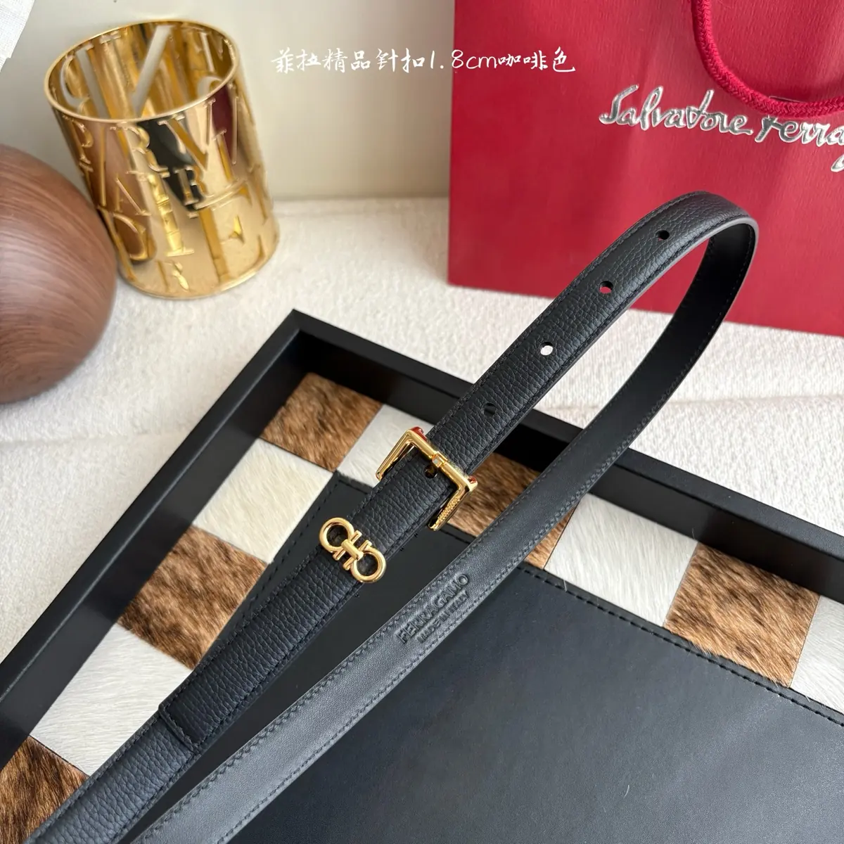 Ferragamo（女） Style Leather Women's Belts Lookbook Reference image 6