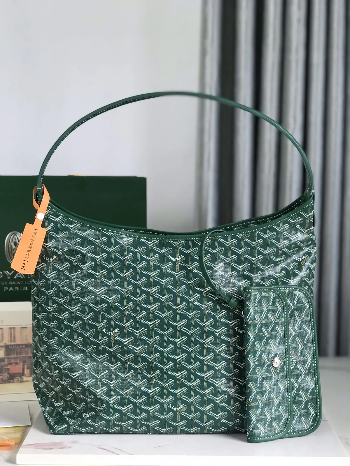 Goyard Style Beige Tote Bag Lookbook Reference image 1