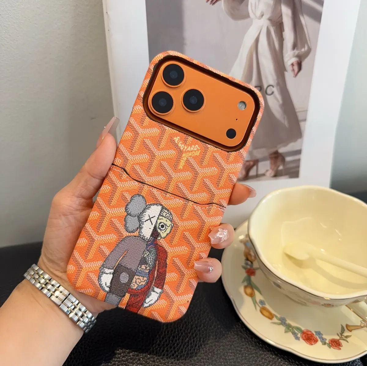 Goyard Style Card Holder Lookbook Reference image 2