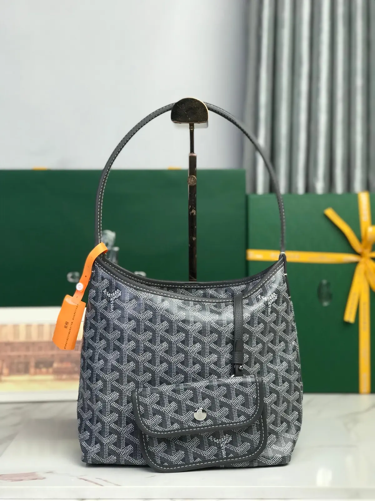 Goyard Style Hobo Bag Lookbook Reference image 1