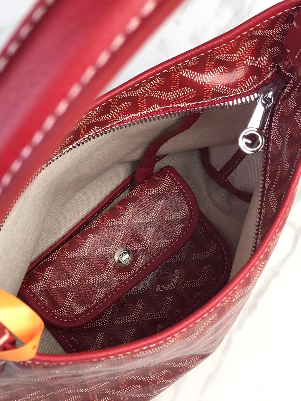 Goyard Style Hobo Bag Lookbook Reference image 6