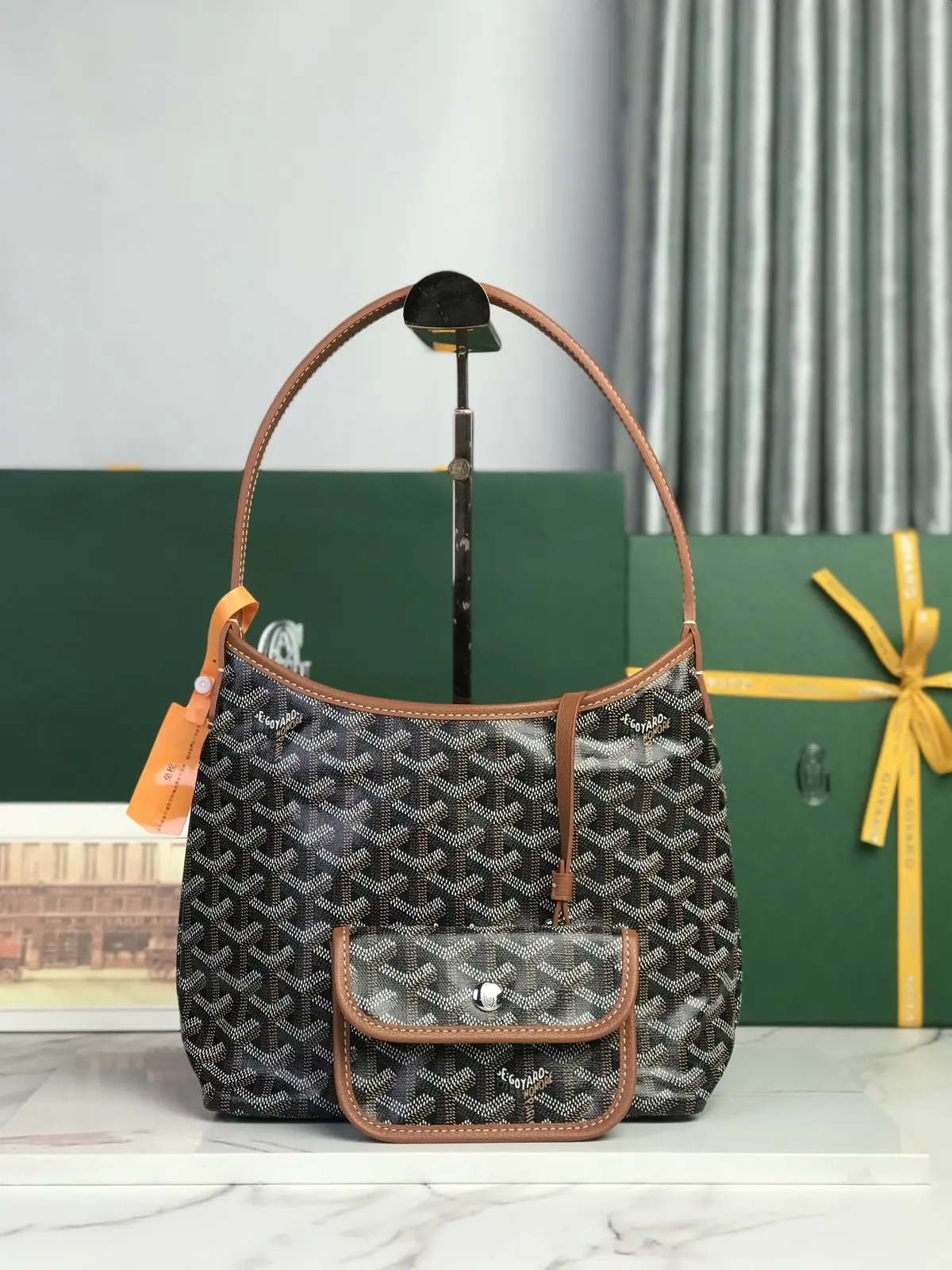 Goyard Style Hobo Bag Lookbook Reference image 1