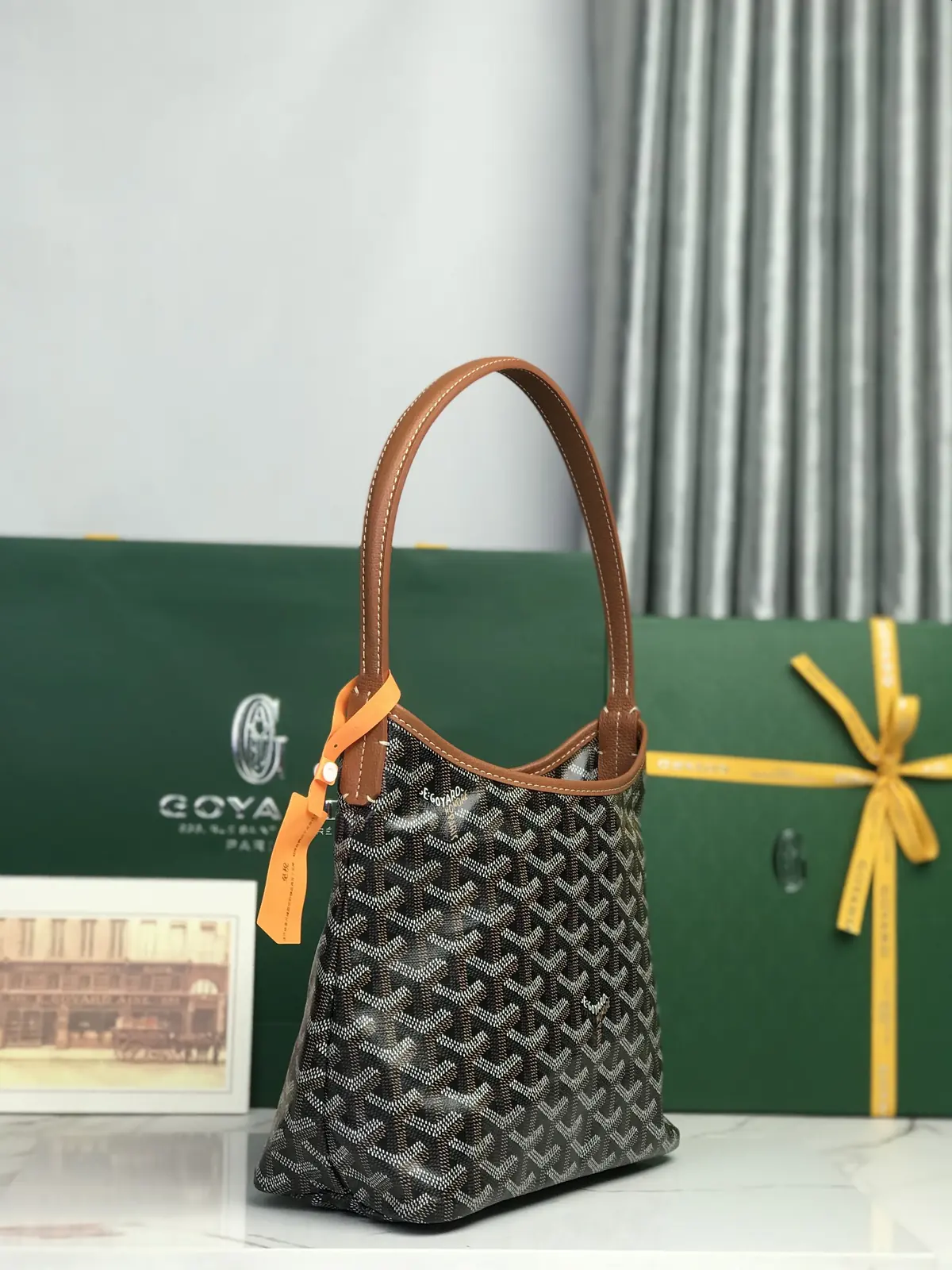 Goyard Style Hobo Bag Lookbook Reference image 3