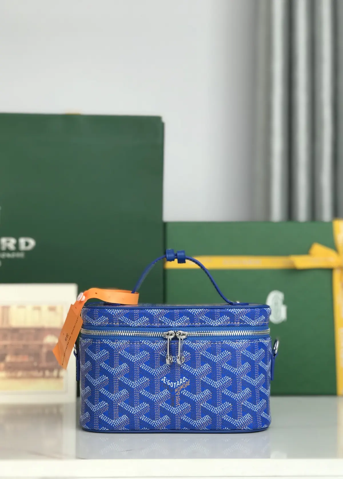 Goyard Style Leather Crossbody Bag Lookbook Reference image 1