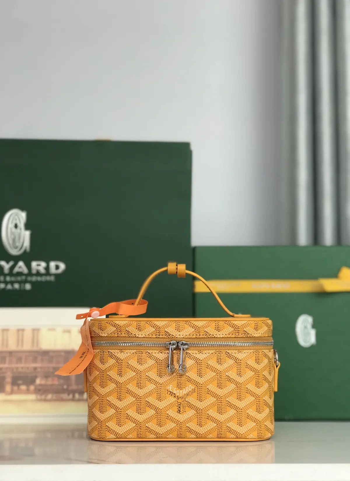 Goyard Style Leather Crossbody Bag Lookbook Reference image 1