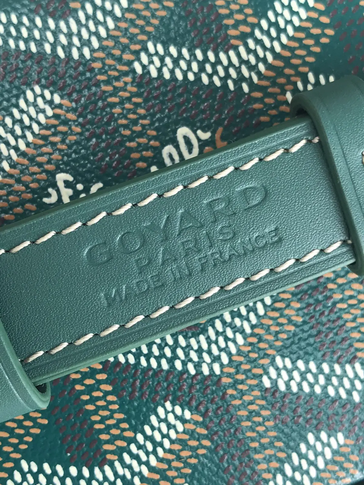 Goyard Style Leather Crossbody Bag Lookbook Reference image 5