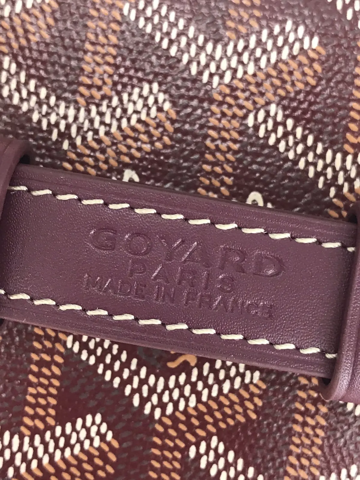 Goyard Style Leather Crossbody Bag Lookbook Reference image 5