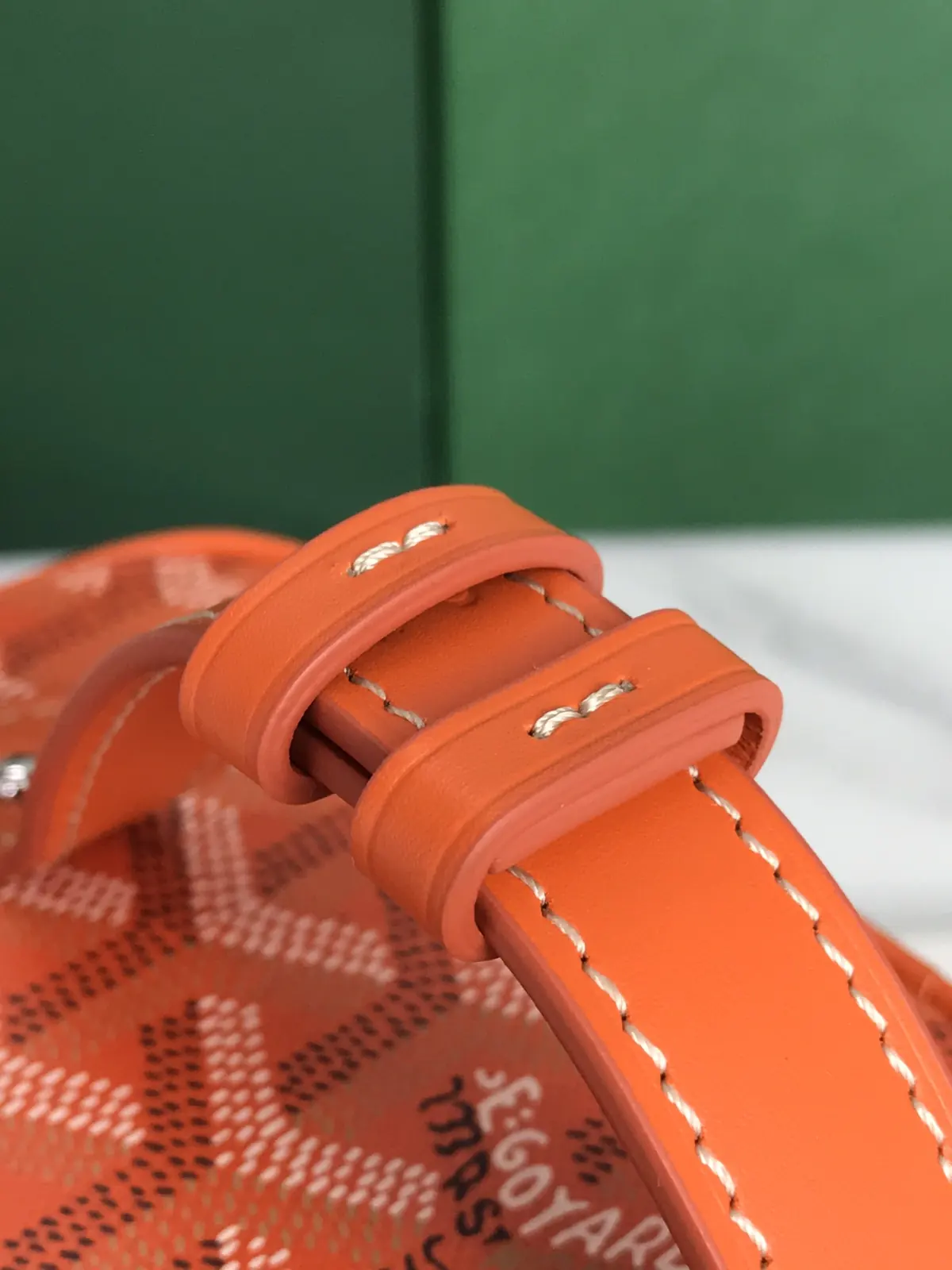 Goyard Style Leather Crossbody Bag Lookbook Reference image 6