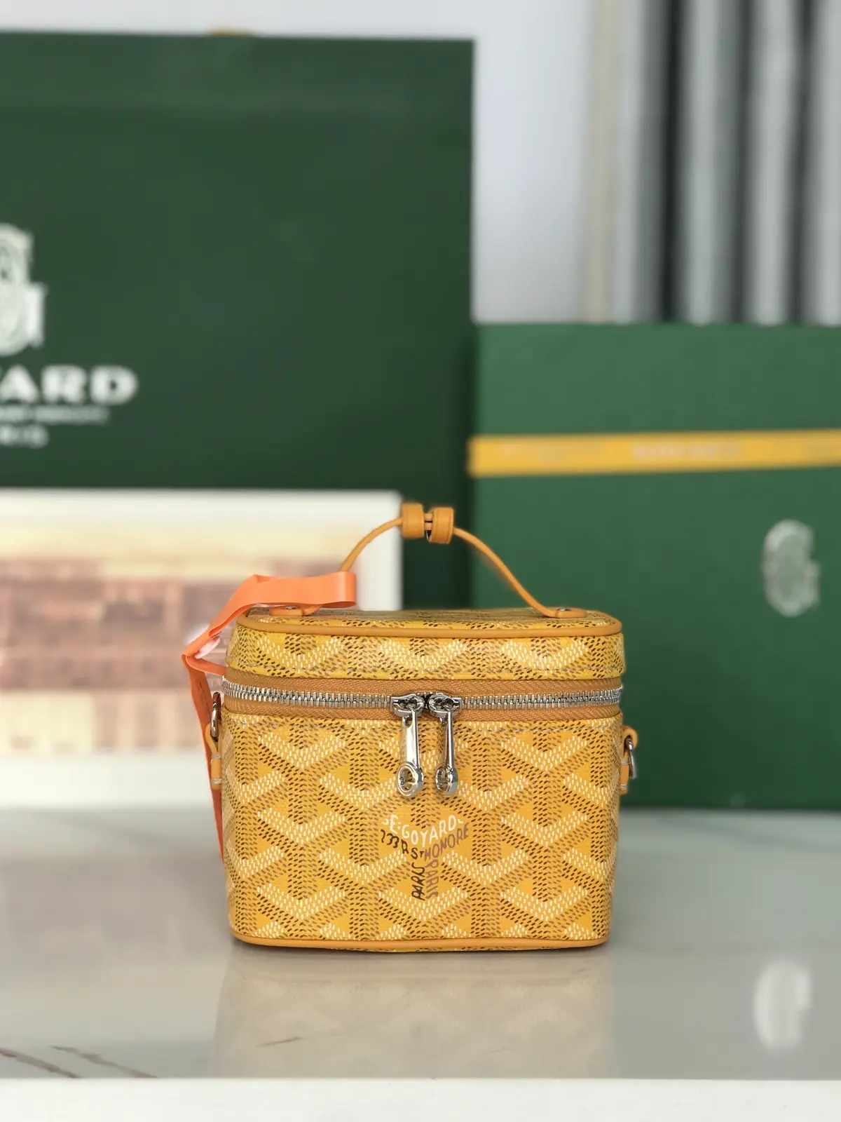 Goyard Style Leather Crossbody Bag Lookbook Reference image 1