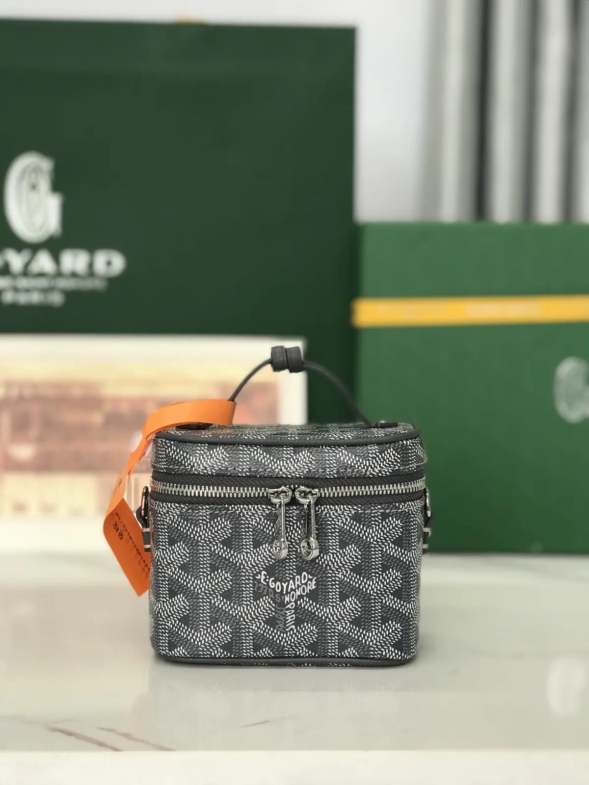 Goyard Style Leather Crossbody Bag Lookbook Reference image 1