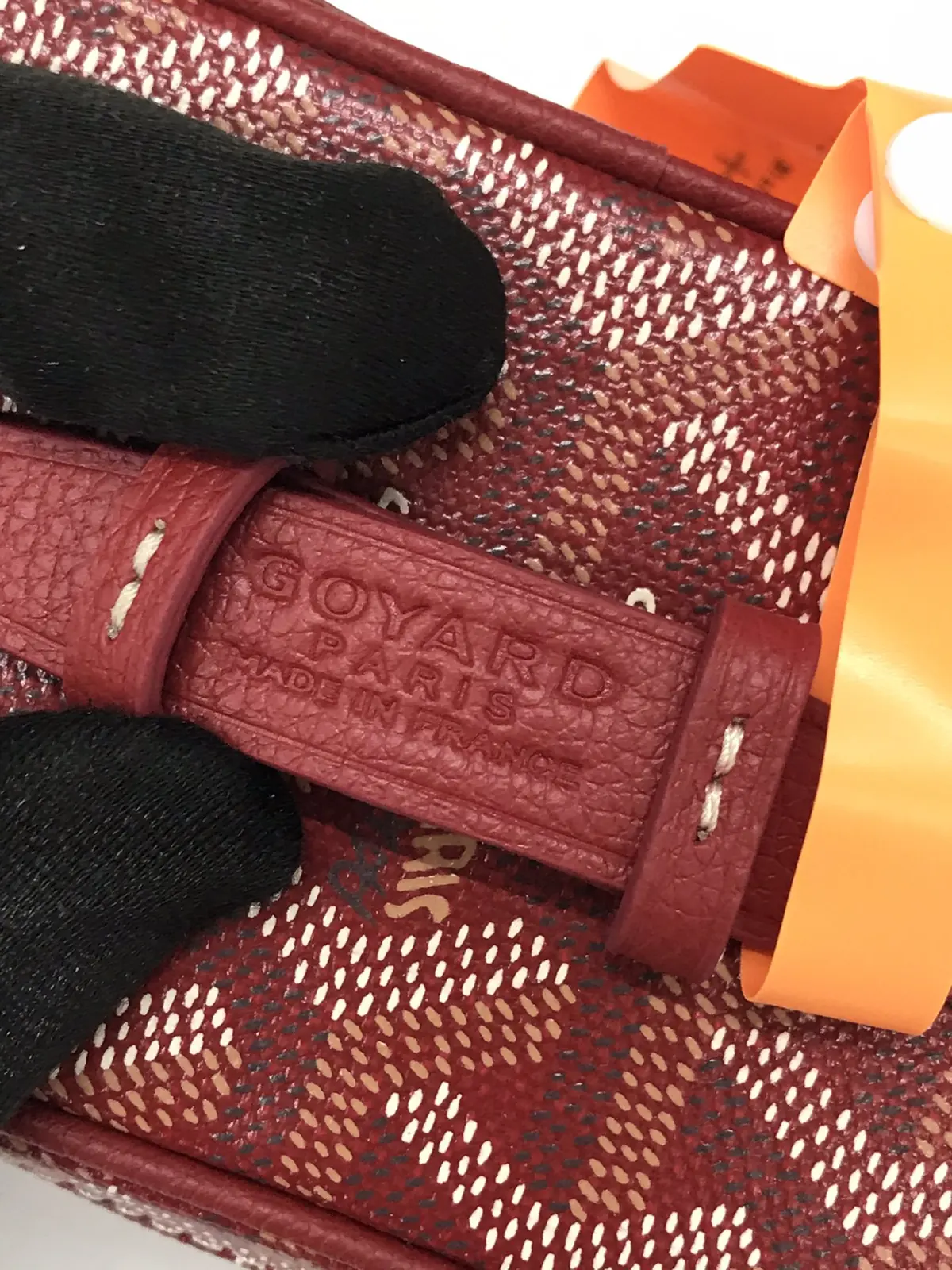 Goyard Style Leather Crossbody Bag Lookbook Reference image 6