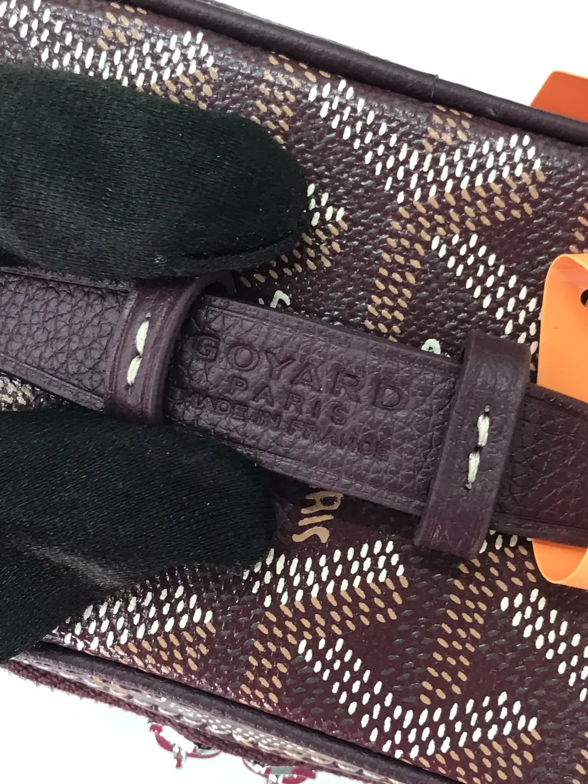 Goyard Style Leather Crossbody Bag Lookbook Reference image 6