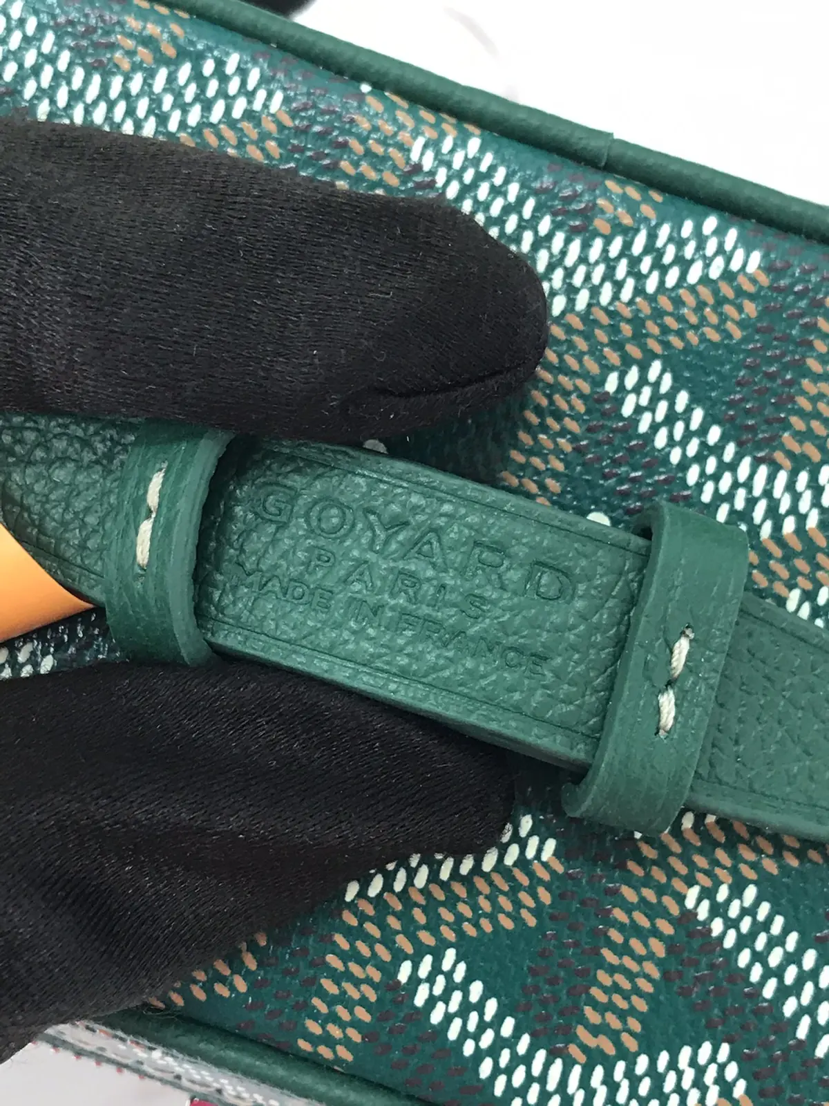 Goyard Style Leather Crossbody Bag Lookbook Reference image 6