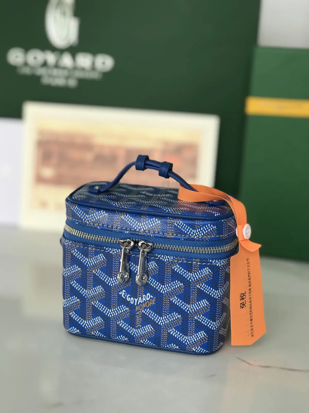 Goyard Style Leather Crossbody Bag Lookbook Reference image 5