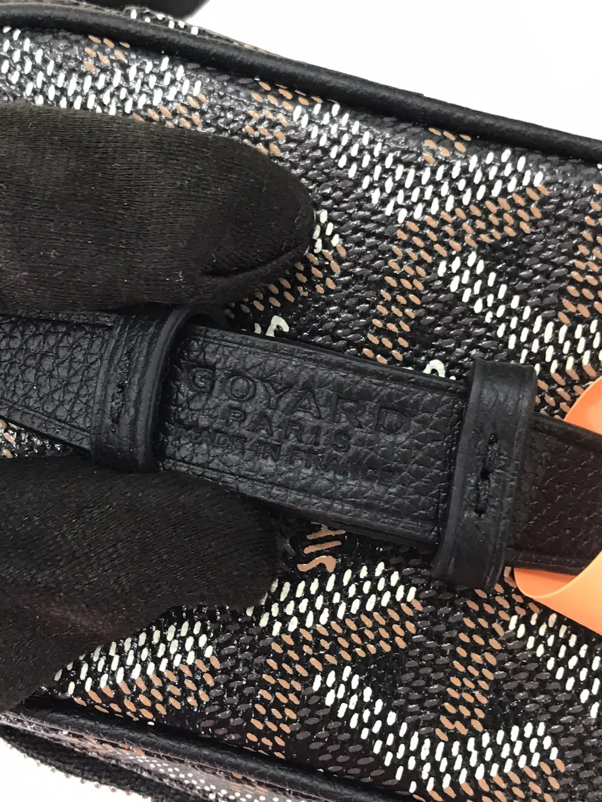 Goyard Style Leather Crossbody Bag Lookbook Reference image 6
