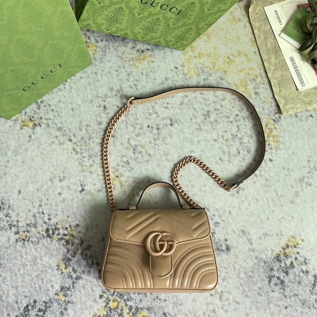 Gucci Style Beige Bag Lookbook Reference image 6