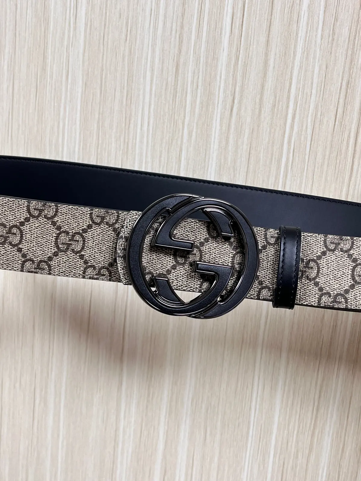Gucci Style Beige Leather Men's Belts Lookbook Reference image 4