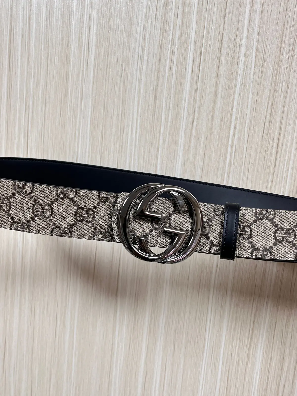 Gucci Style Beige Leather Men's Belts Lookbook Reference image 4