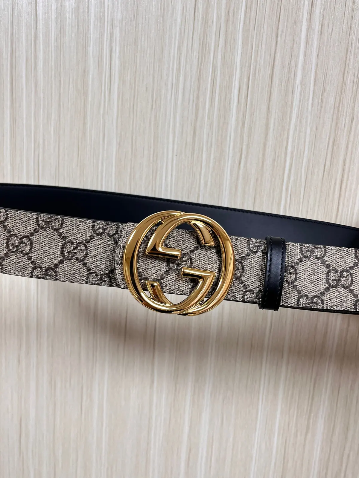 Gucci Style Beige Leather Men's Belts Lookbook Reference image 4