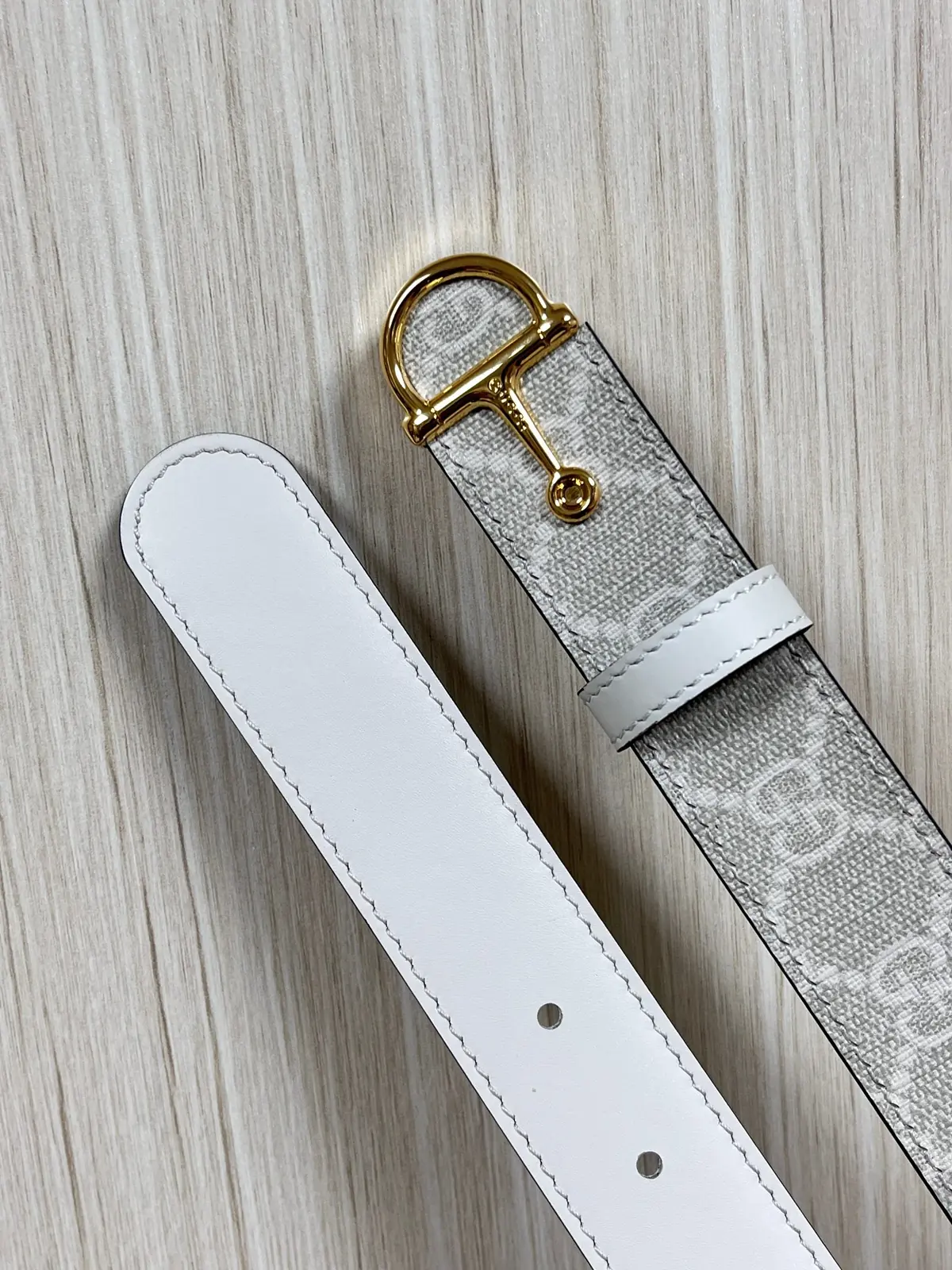 Gucci Style Beige Leather Women's Belts Lookbook Reference image 4