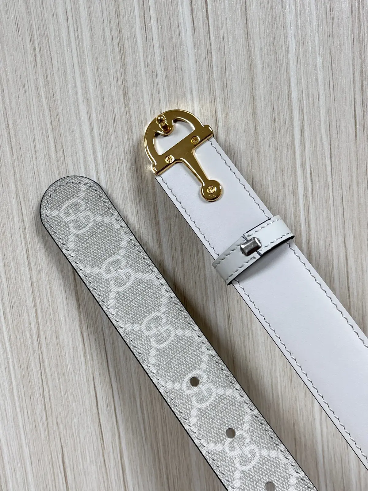 Gucci Style Beige Leather Women's Belts Lookbook Reference image 5