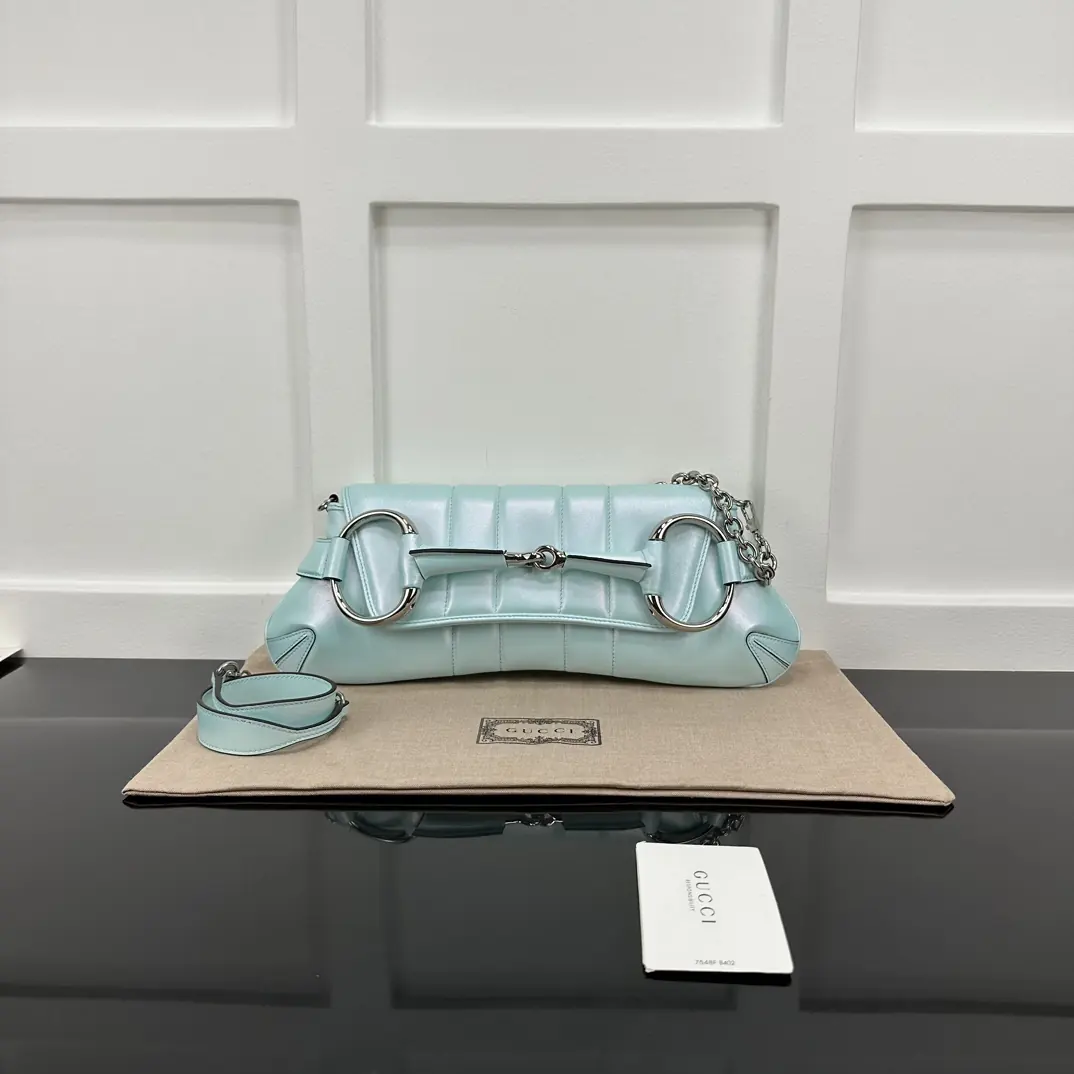 Gucci Style Blue Bag Lookbook Reference image 1